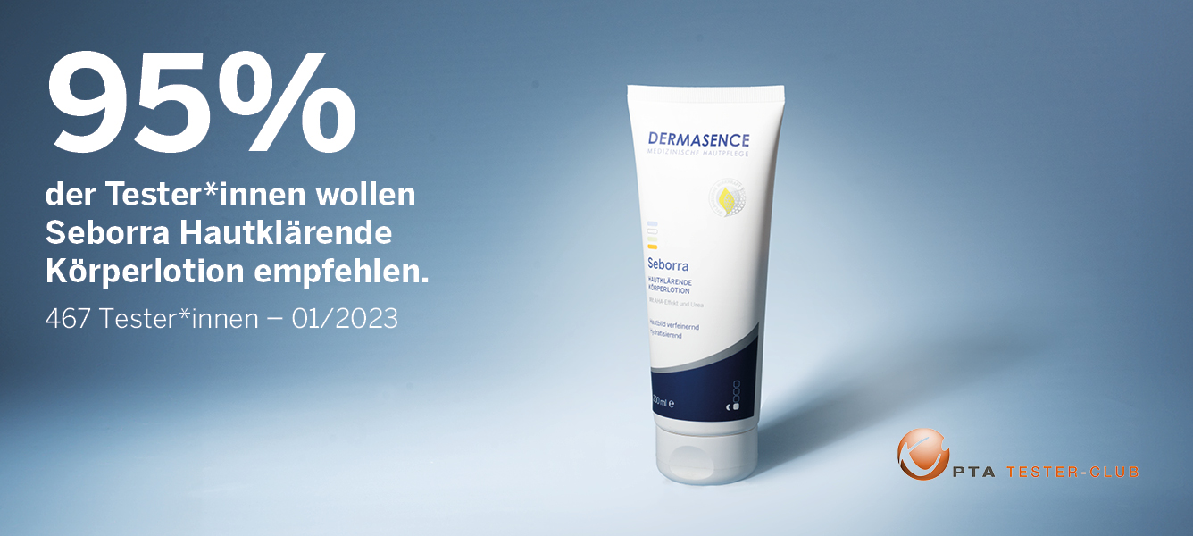 Ergebnis des Produkttests mit Seborra Hautklärende Körperlotion