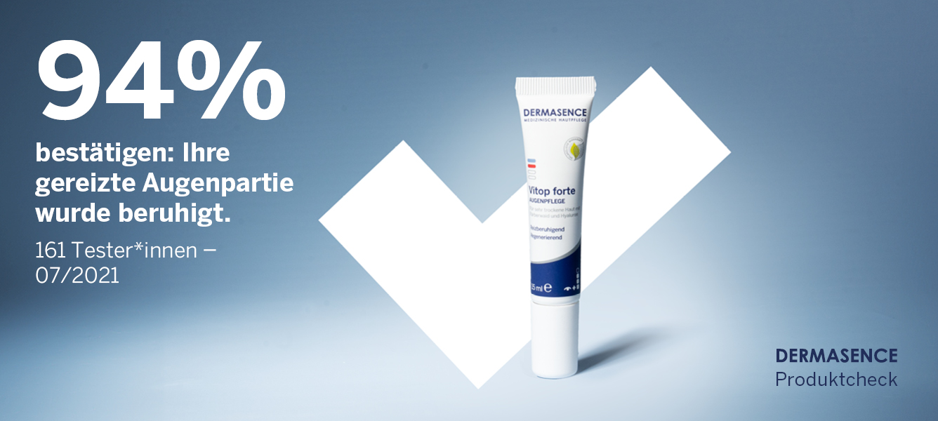 Ergebnis des Produkttests mit Vitop forte Augenpflege