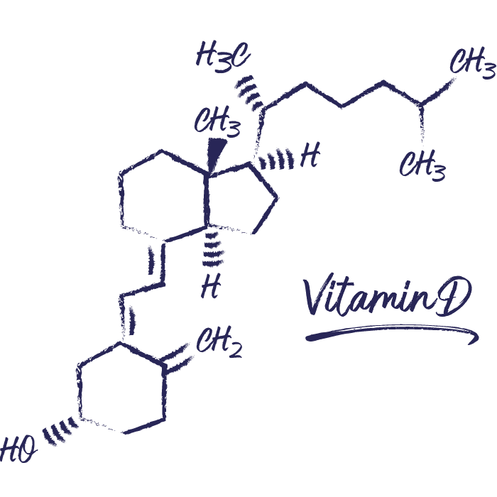 Strukturformel von Vitamin D