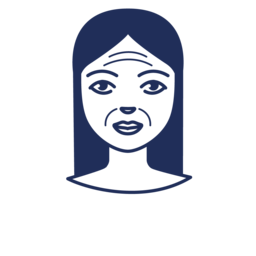 Icon: Gesicht mit Falten