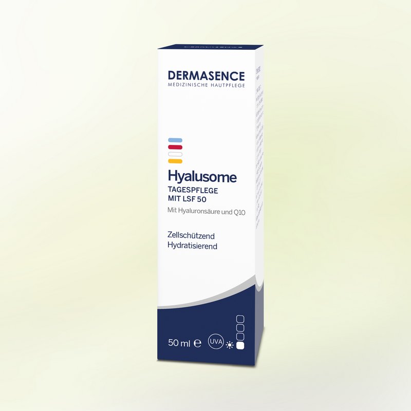 DERMASENCE Hyalusome Tagespflege mit LSF50, 50 ml