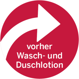 Button: Vorher Wasch- und Duschlotion
