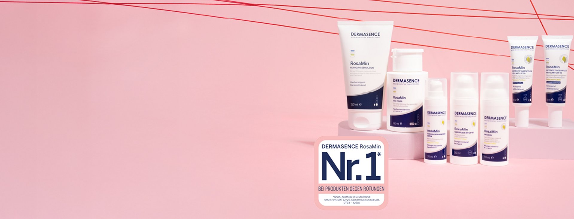 Foto der RosaMin-Serie mit Nr. 1-Siegel