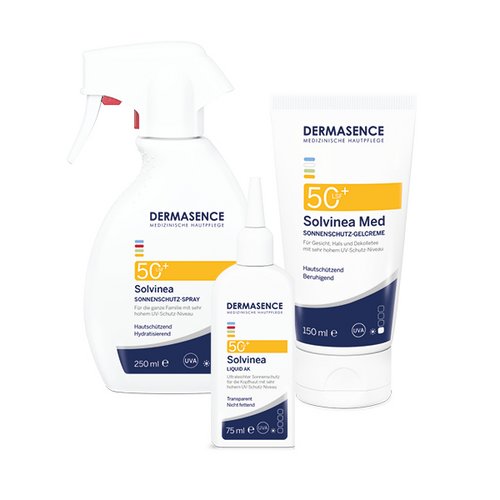DERMASENCE Solvinea-Produkte