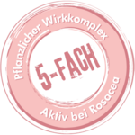 Siegel: 5-fach Wirkkomplex – aktiv bei Rosacea