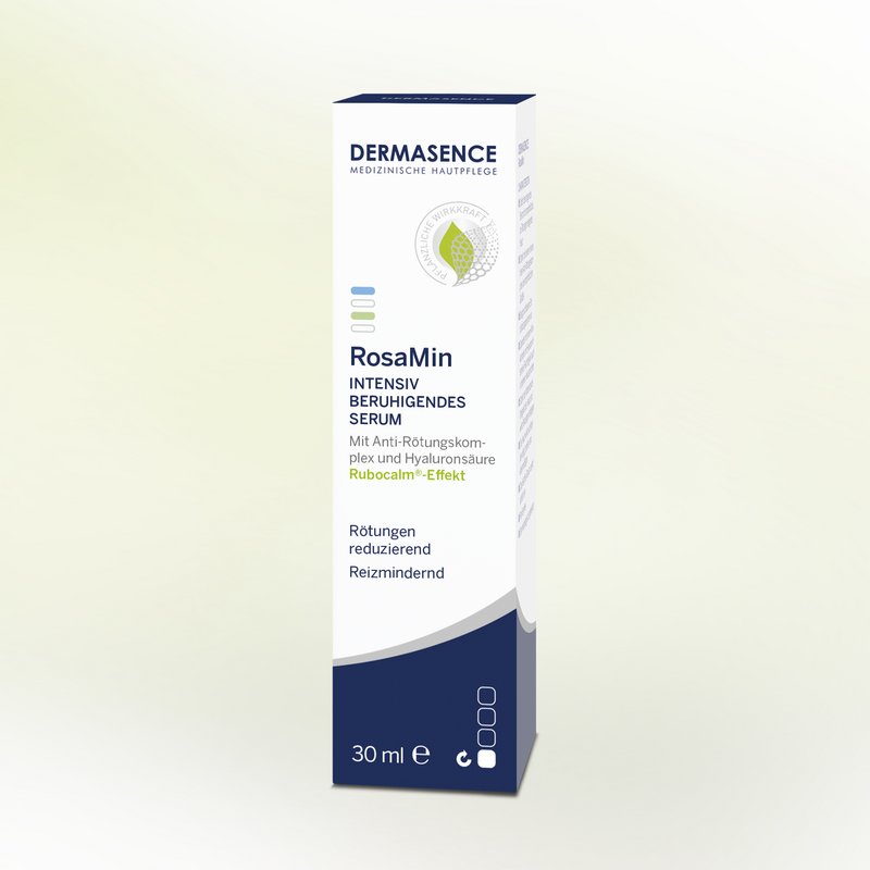 DERMASENCE RosaMin Intensiv beruhigendes Serum, 30 ml