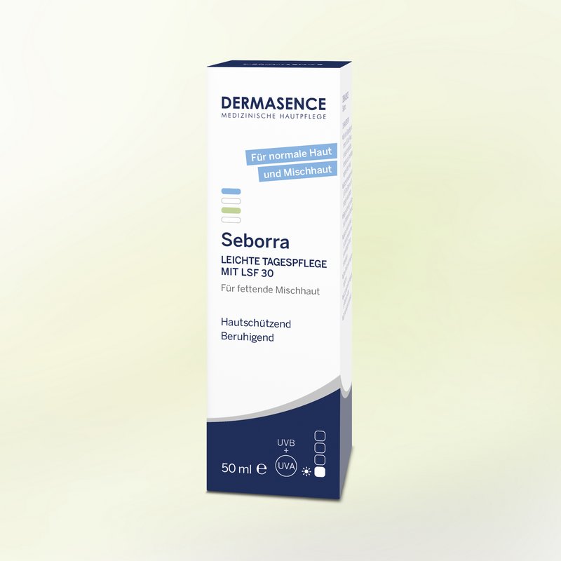 DERMASENCE Seborra Leichte Tagespflege mit LSF30, 50 ml