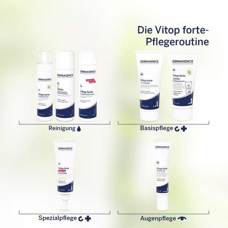Vitop forte-Pflegeroutine
