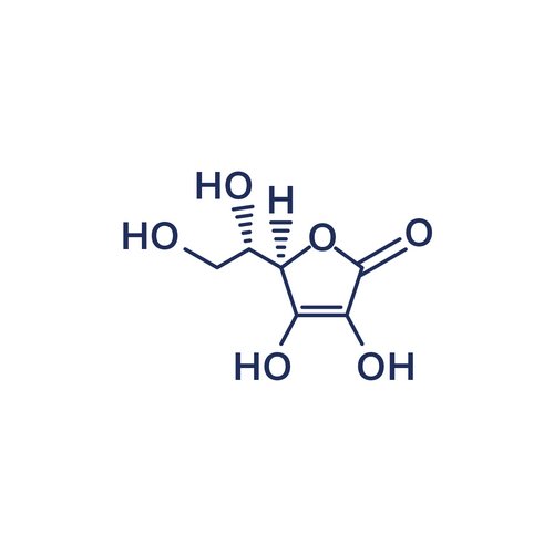 Strukturformel: Vitamin C