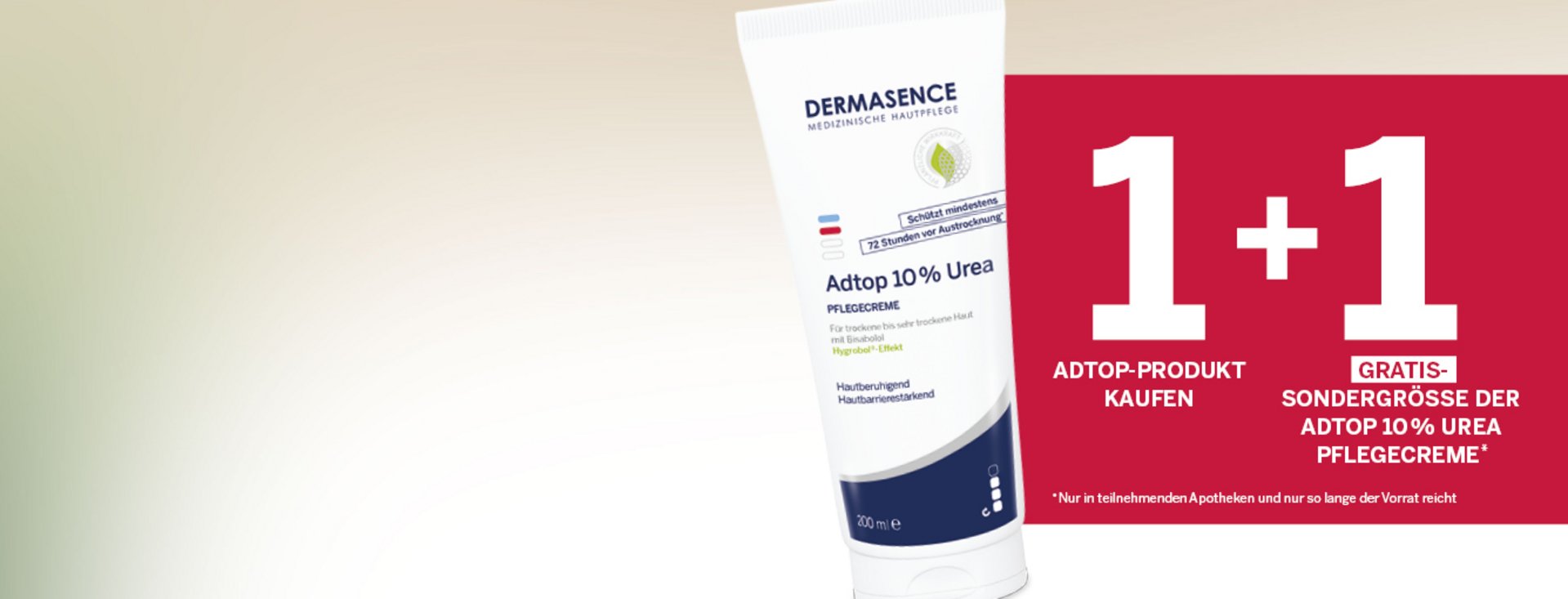 Adtop 10 % Urea Pflegecreme 1+1 Aktion