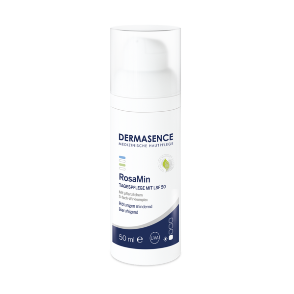 DERMASENCE RosaMin Tagespflege mit LSF 50, 50 ml