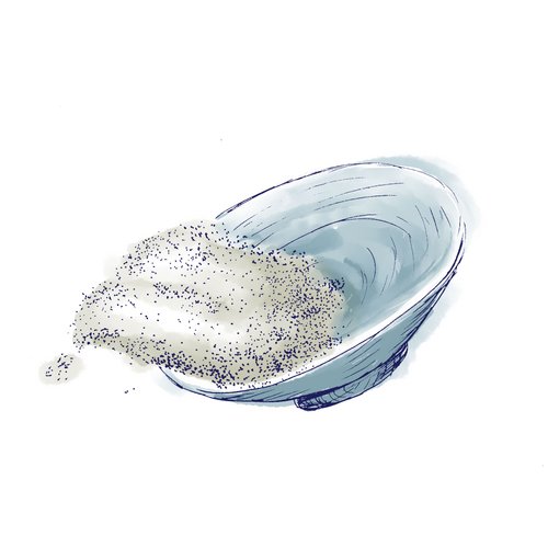 Zeichnung: ultraweißes Pigment