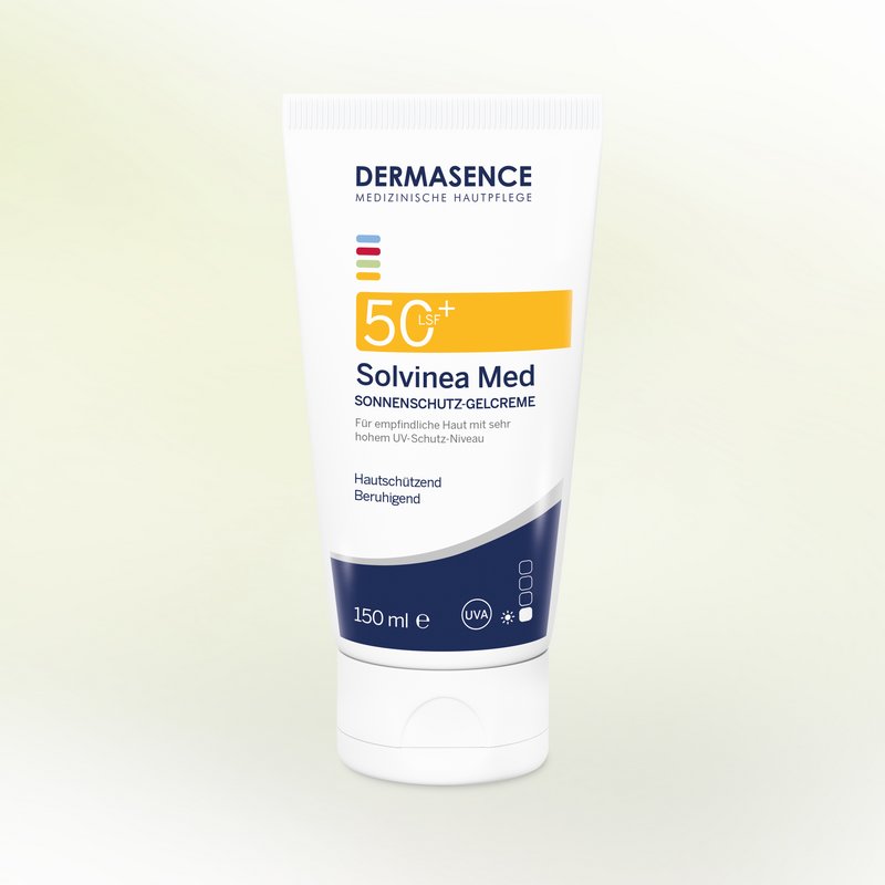 DERMASENCE Solvinea Med Sonnenschutz-Gelcreme LSF 50+, 150 ml