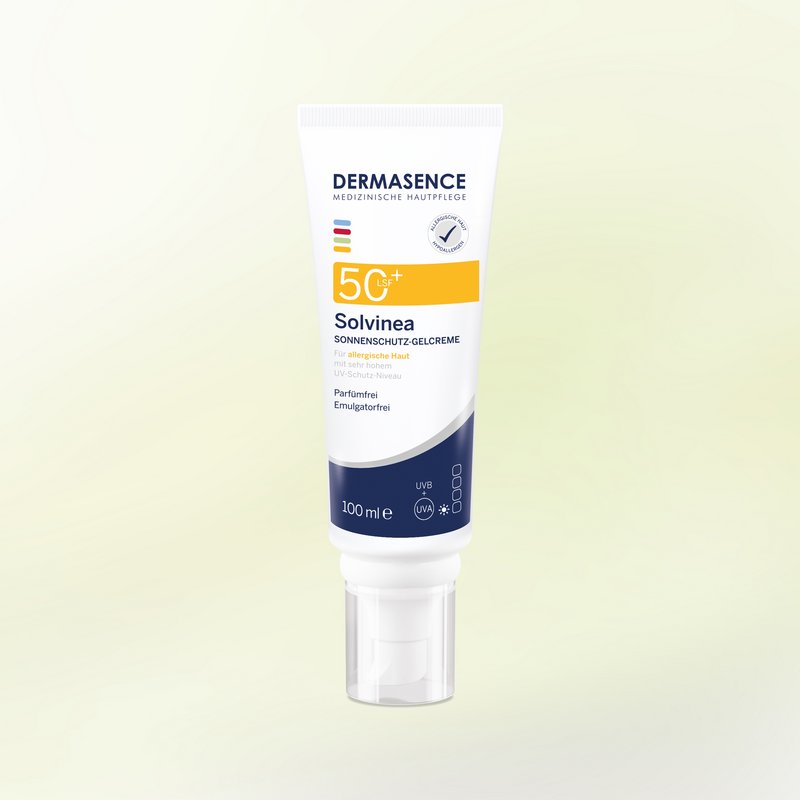 DERMASENCE Solvinea Sonnenschutz-Gelcreme LSF 50+