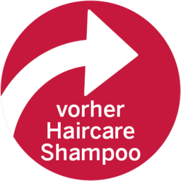 Vorher "Haircare Shampoo"