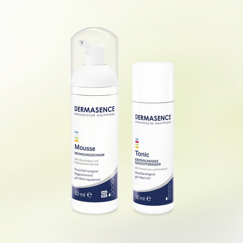 DERMASENCE Reiseset: Tonic + Mousse 