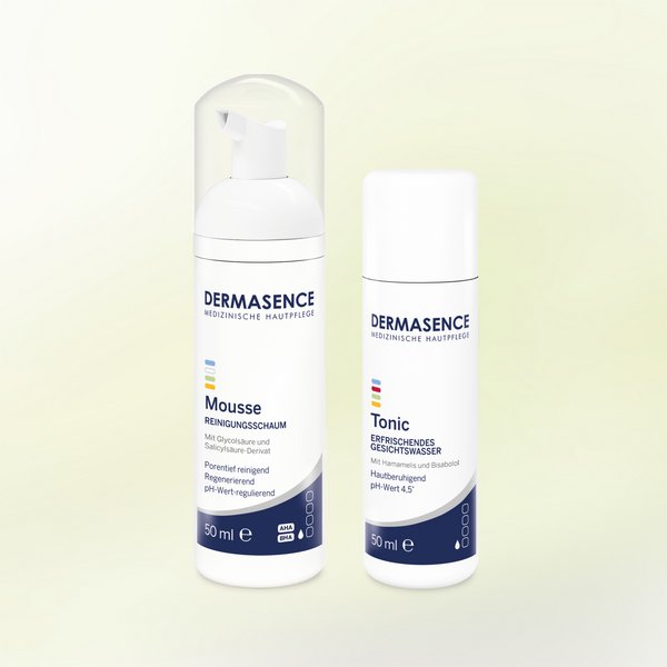 DERMASENCE Reiseset: Tonic + Mousse 