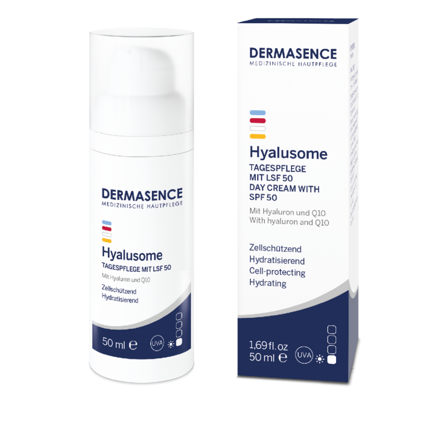 DERMASENCE Hyalusome Day Cream with SPF 50, 50 ml DERMASENCE Hyalusome Tagespflege mit LSF 50, 50 ml
