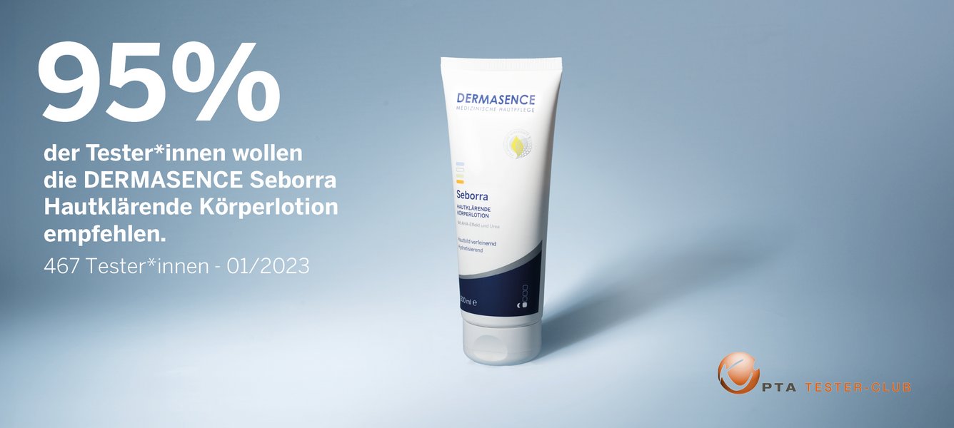 Ergebnis des Produkttests mit Seborra Hautklärende Körperlotion