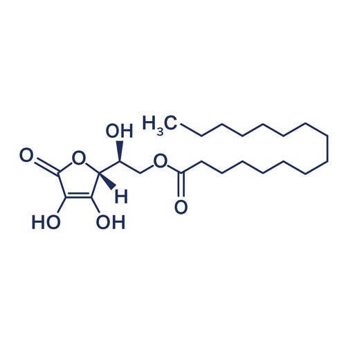 Strukturformel: Vitamin-C-Palmitat