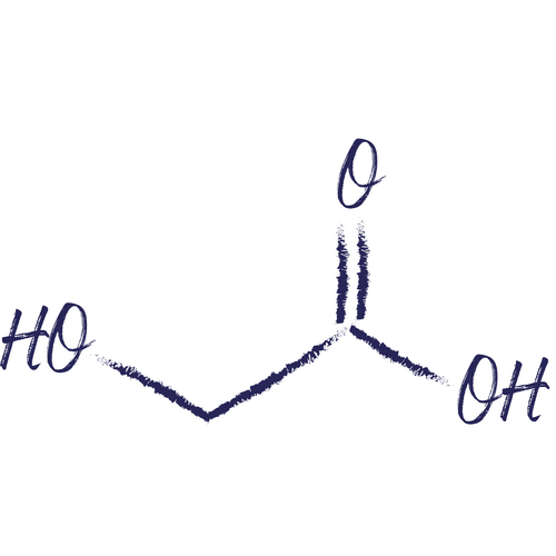Strukturformel der Glycolsäure