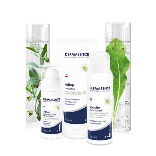 DERMASENCE Produkte und pflegende Wirkstoffe