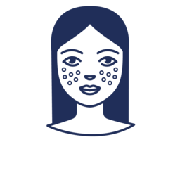 Icon: Großporige Haut