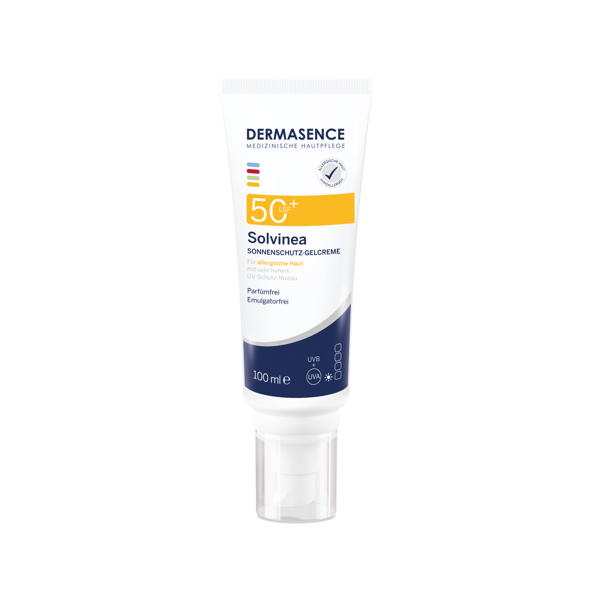 DERMASENCE Solvinea Sonnenschutz-Gelcreme LSF 50+