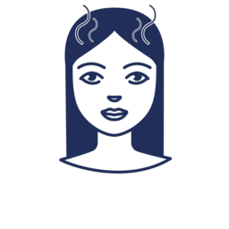 Icon: Gesicht mit Schwaden, die Wärme darstellen
