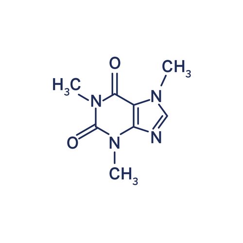 Strukturformel: Koffein