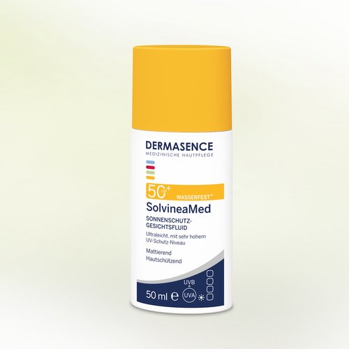 DERMASENCE SolvineaMed Sonnenschutz-Gesichtsfluid LSF 50+, 50 ml