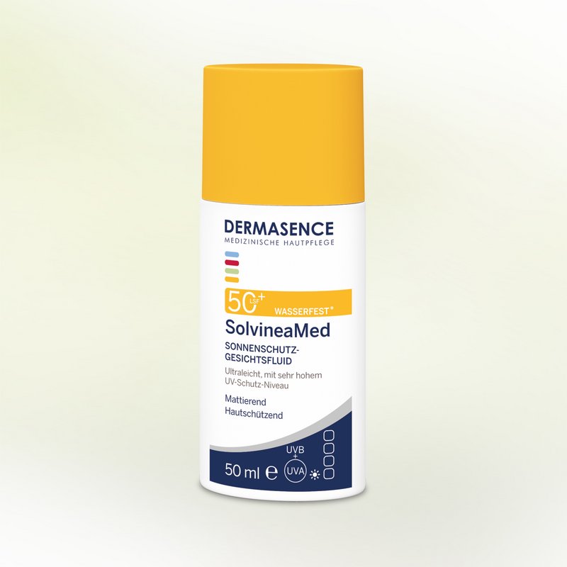 DERMASENCE SolvineaMed Sonnenschutz-Gesichtsfluid LSF 50+, 50 ml