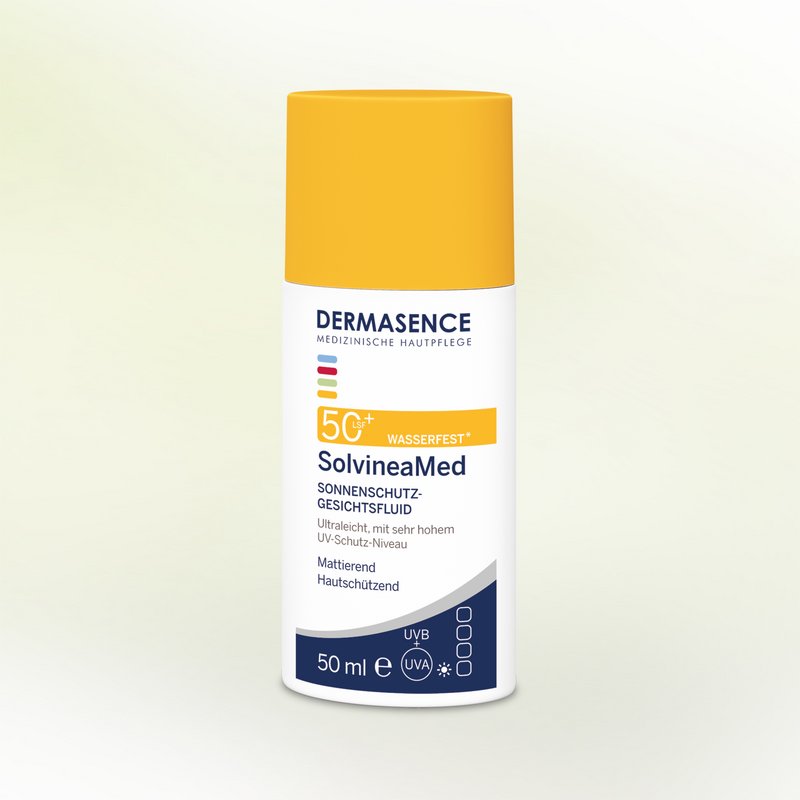 DERMASENCE SolvineaMed Sonnenschutz-Gesichtsfluid LSF 50+, 50 ml